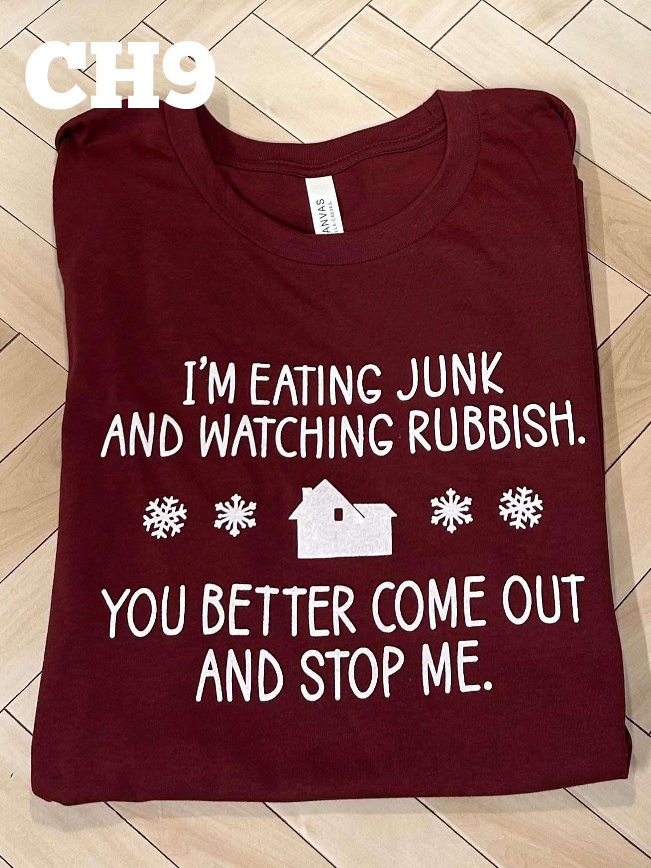 Home Alone Eating Junk and Watching Rubbish - Heather Cardinal