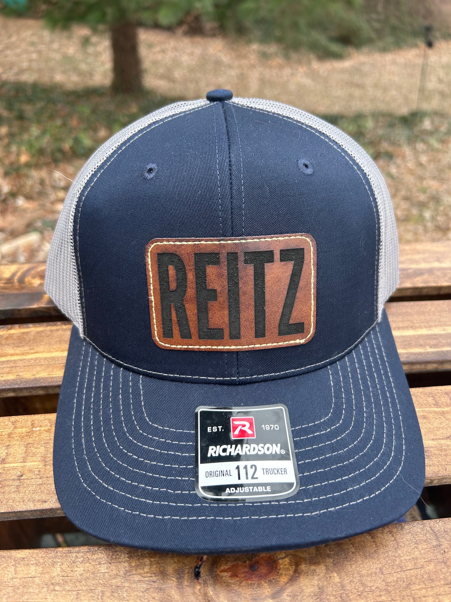 ONE AVAILABLE - Reitz Patch Hat - Navy Hat