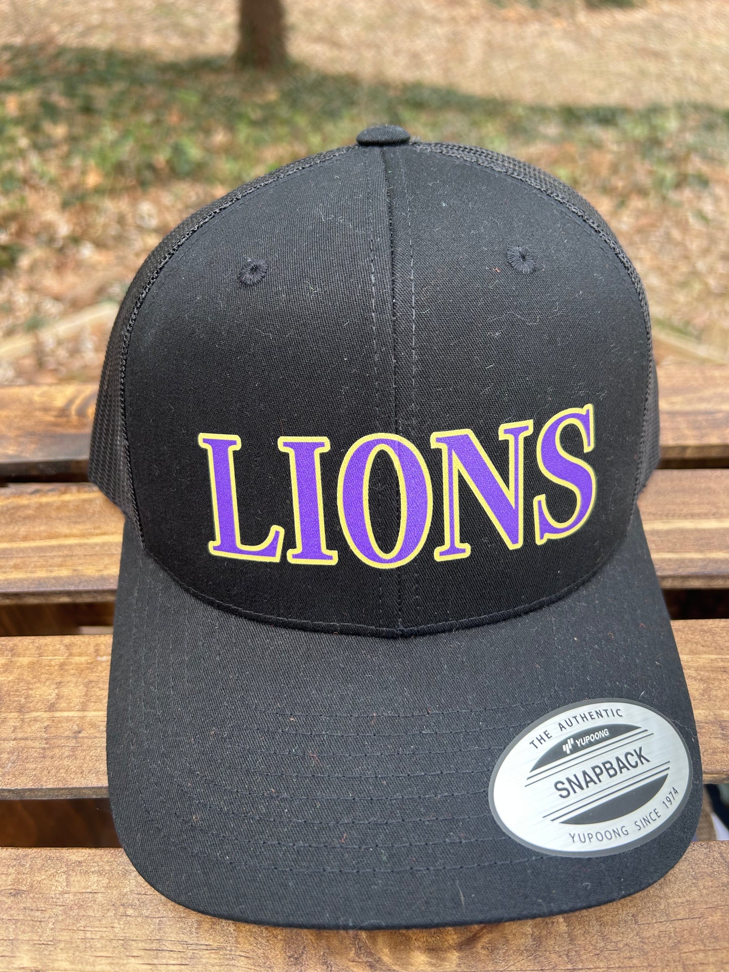 Lions Hat - Black Hat - IN STOCK