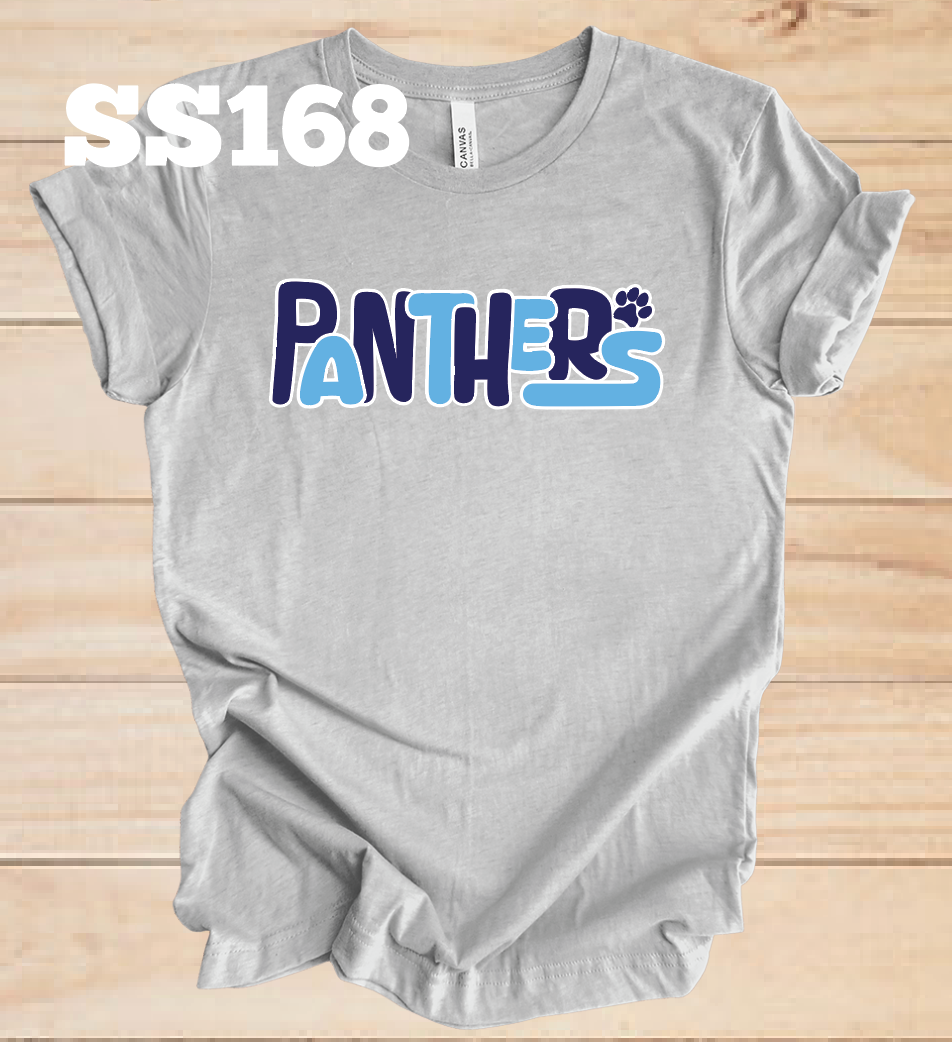 Perry Heights Panthers Bubble Letters