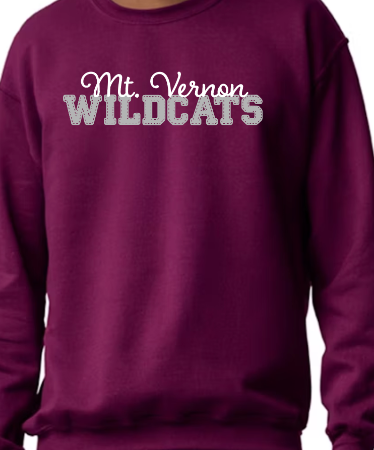 Mt. Vernon Faux Stitched Crew