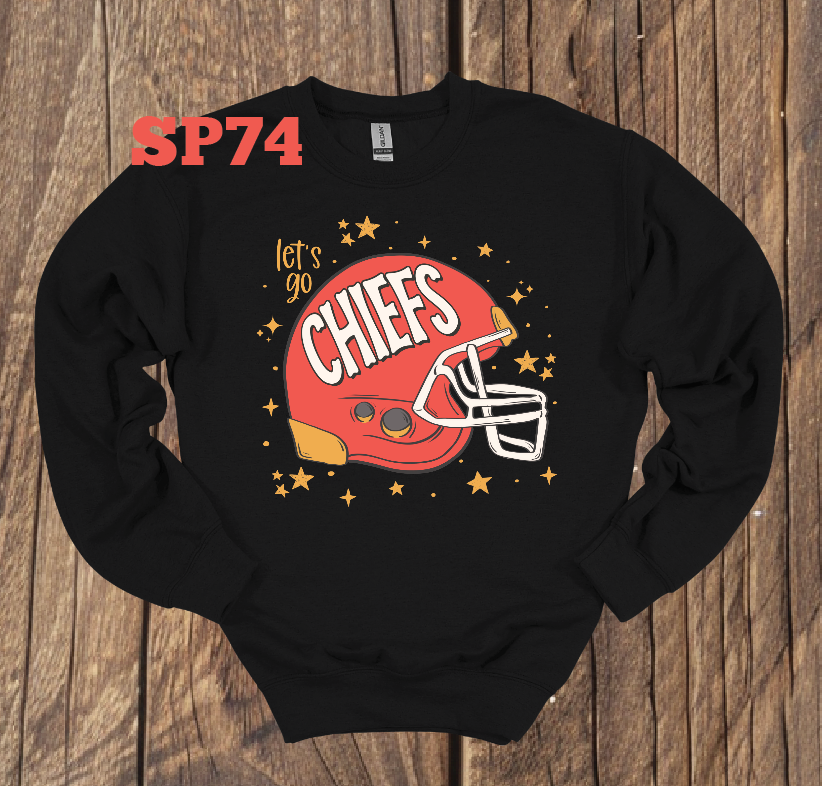 Let's Go Chiefs Helmet