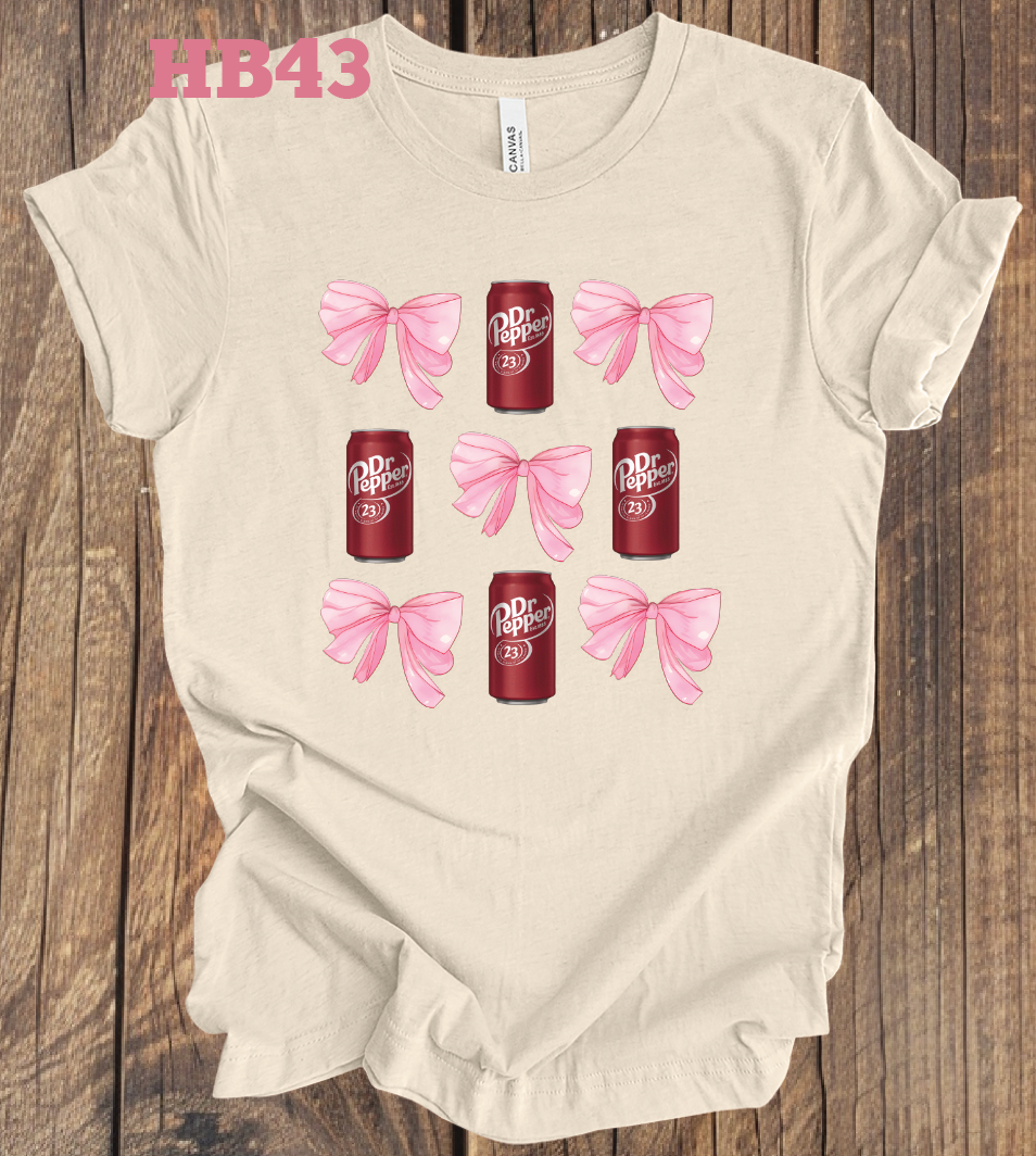 Dr. Pepper Bows
