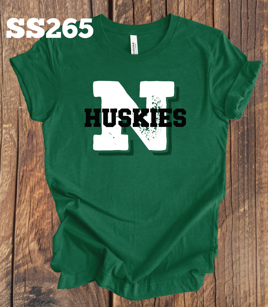 Big N North Block Letters