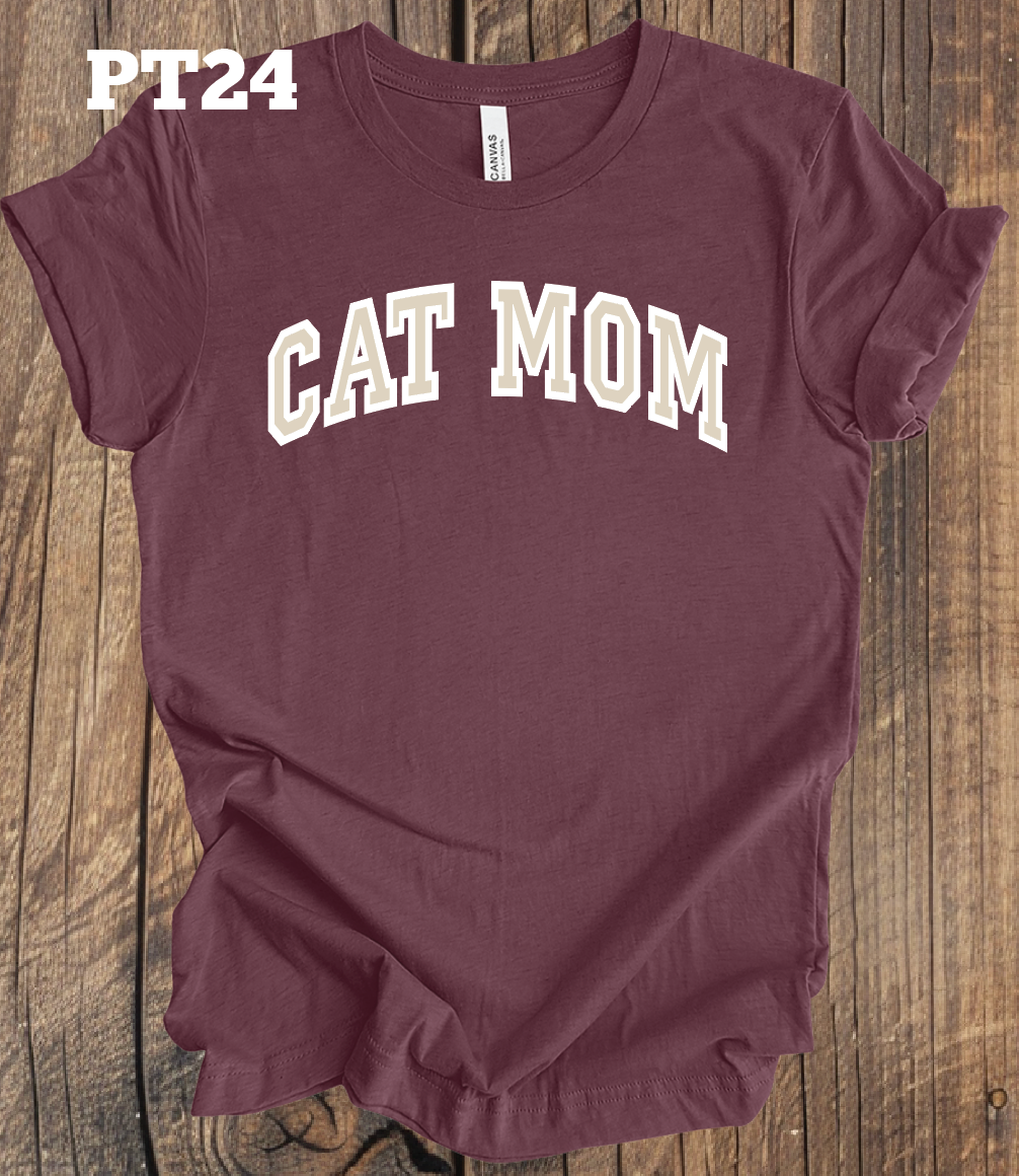 Cat Mom - Outlined