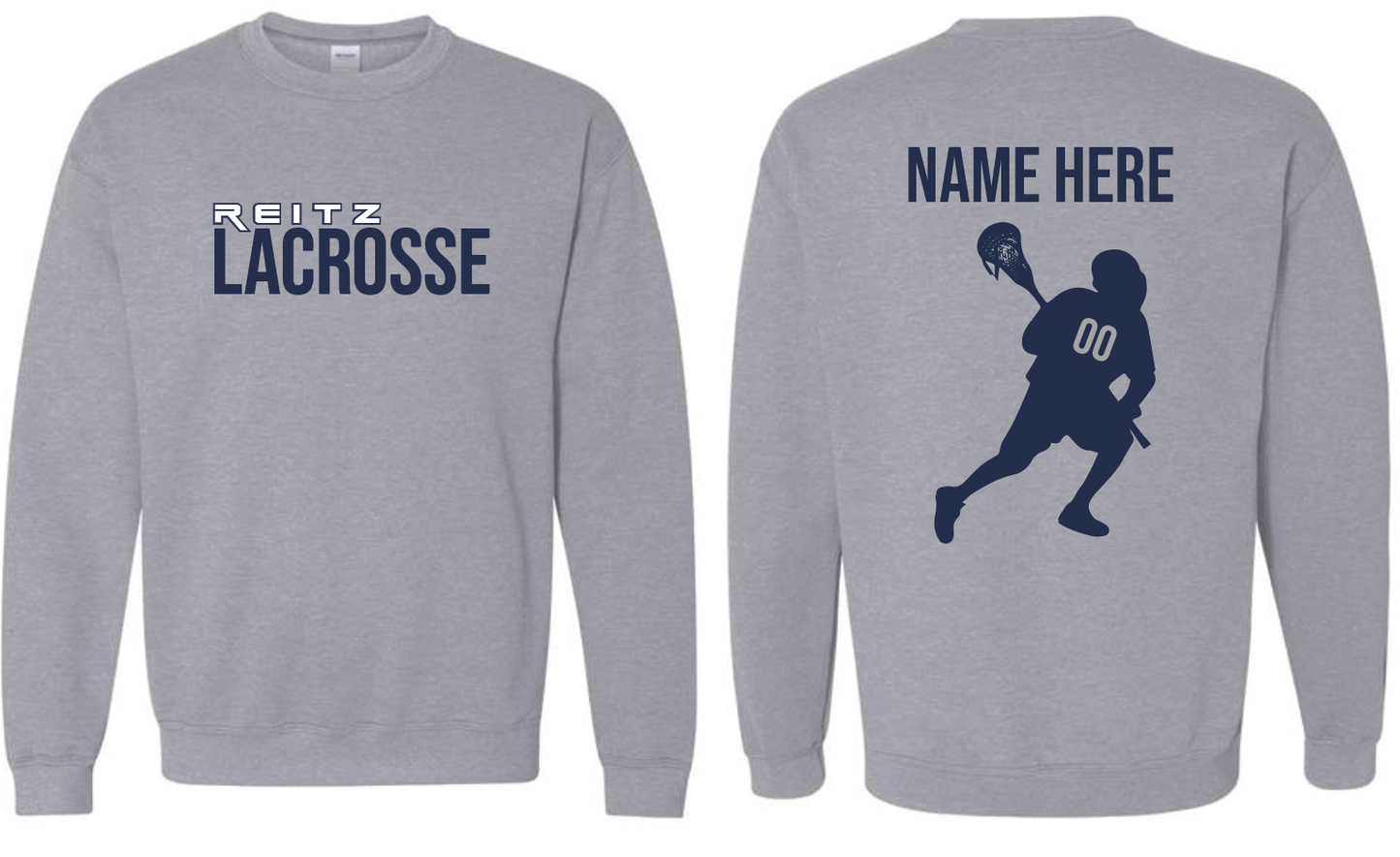 Reitz Lacrosse Option B Crewneck Sweatshirt