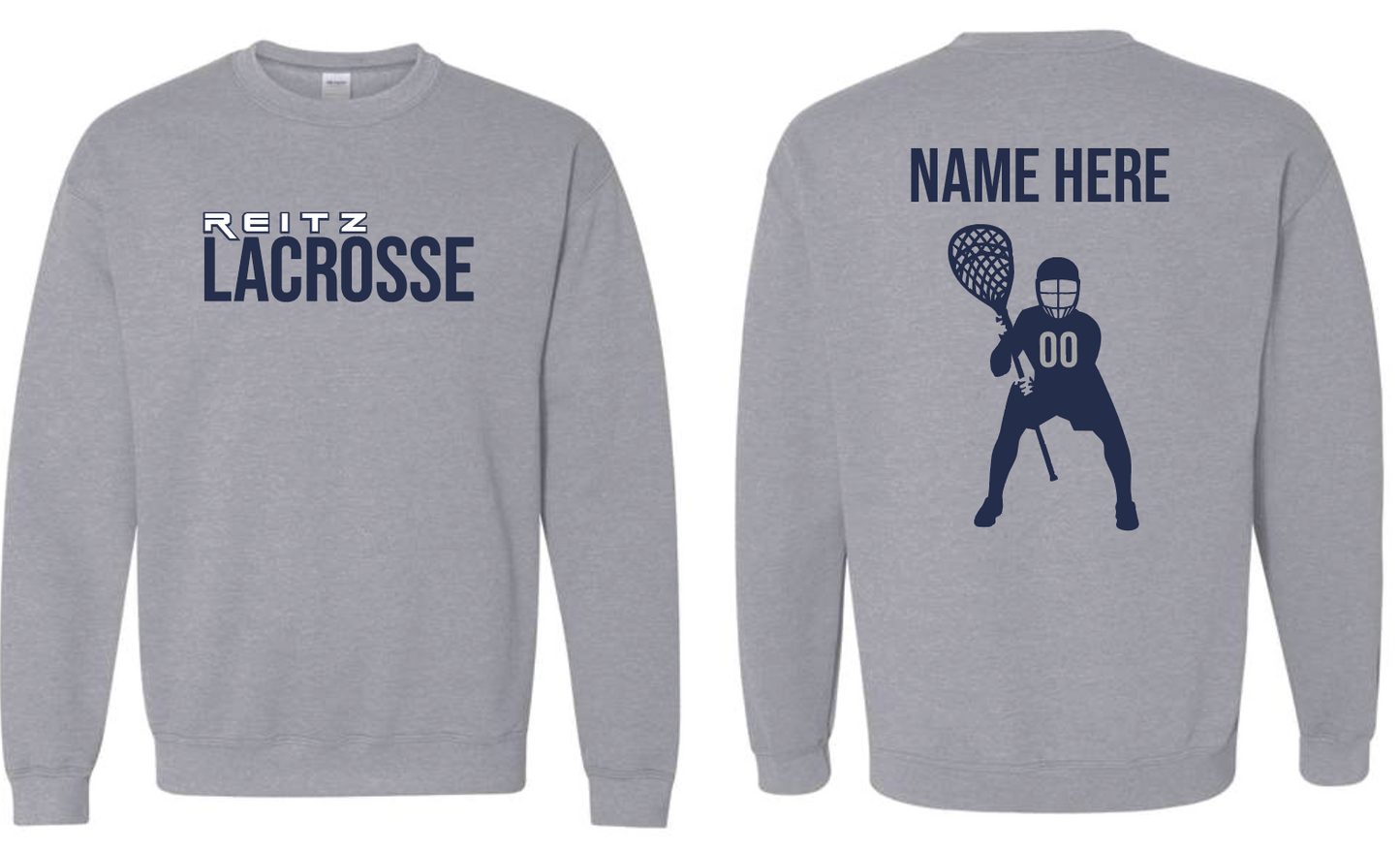 Reitz Lacrosse Option A Crewneck Sweatshirt