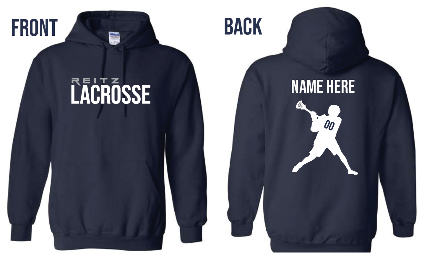 Reitz Lacrosse Option C Hoodie