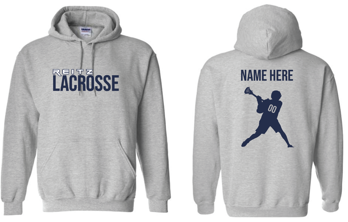 Reitz Lacrosse Option C Hoodie