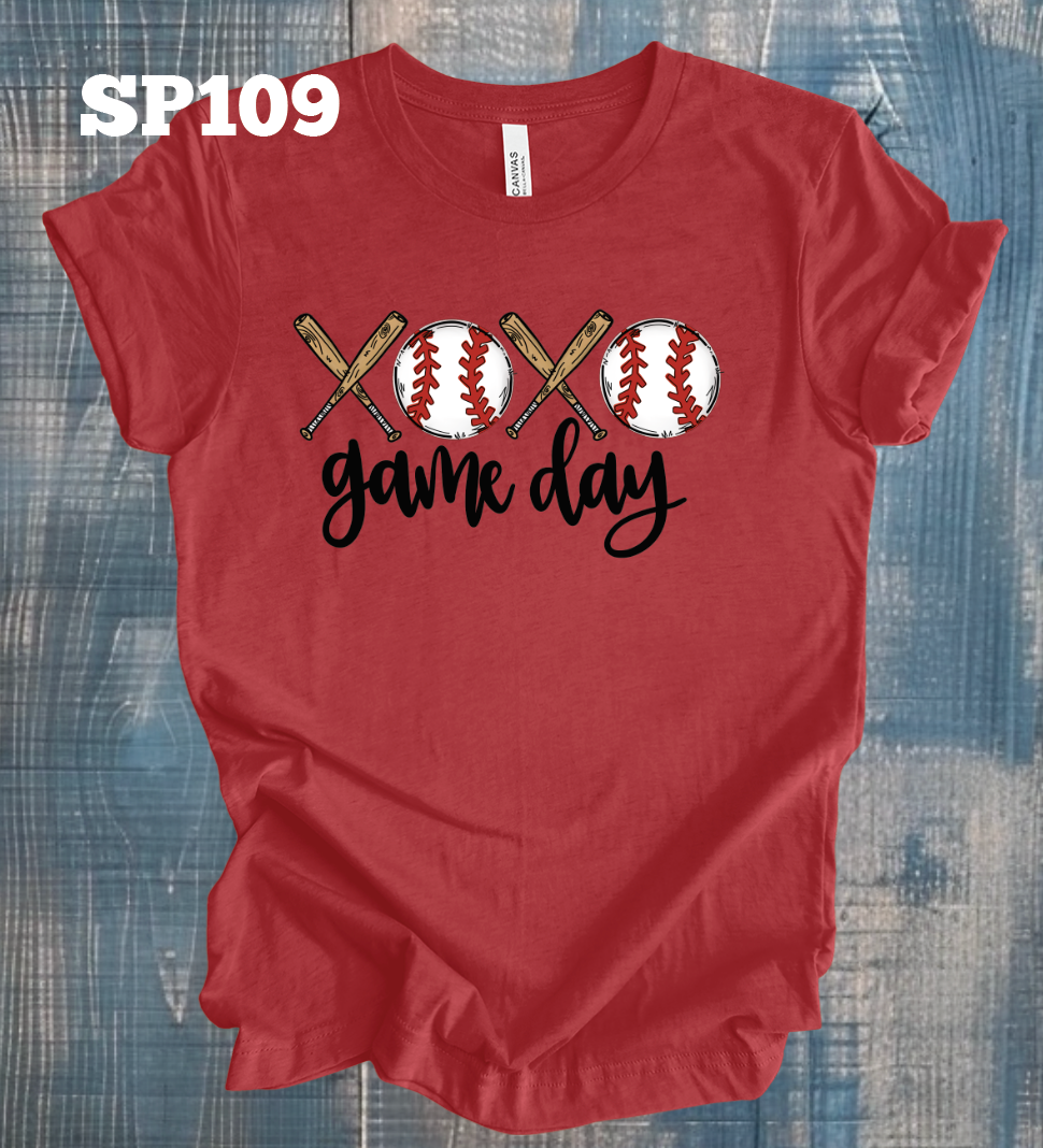 Game Day - Baseball XOXO