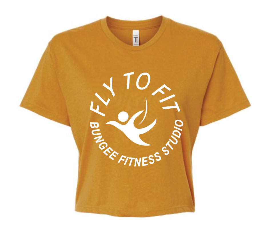 Fly To Fit Staff - Next Level Crop Top - LADIES FIT!