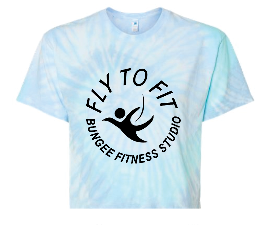 Fly To Fit Staff - Colortone Tie-Dye Crop Top - LADIES FIT!