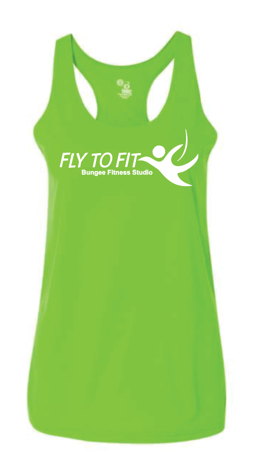 Fly To Fit Staff - Badger Dry-Fit Womens Racerback Tank