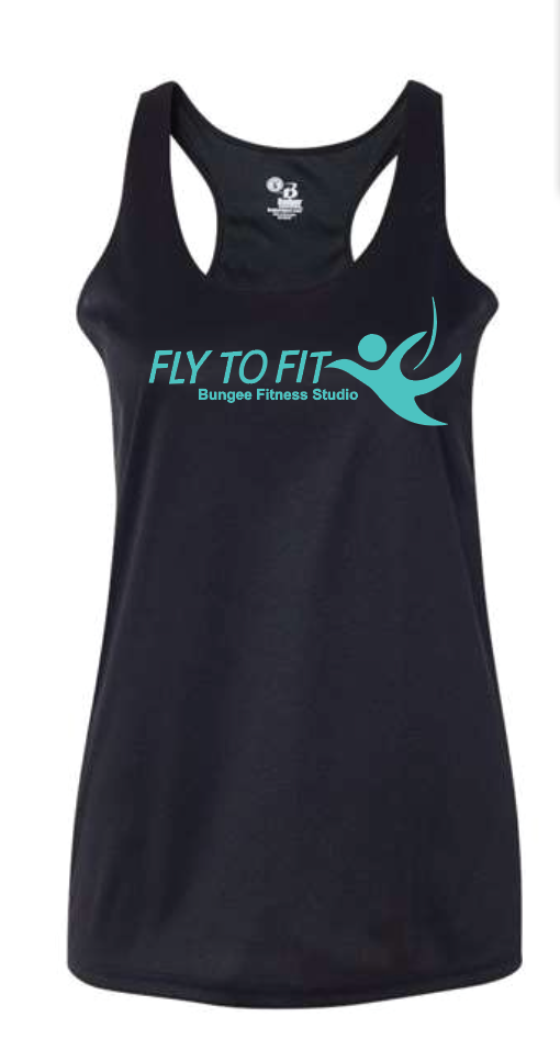 Fly To Fit Staff - Badger Dry-Fit Womens Racerback Tank
