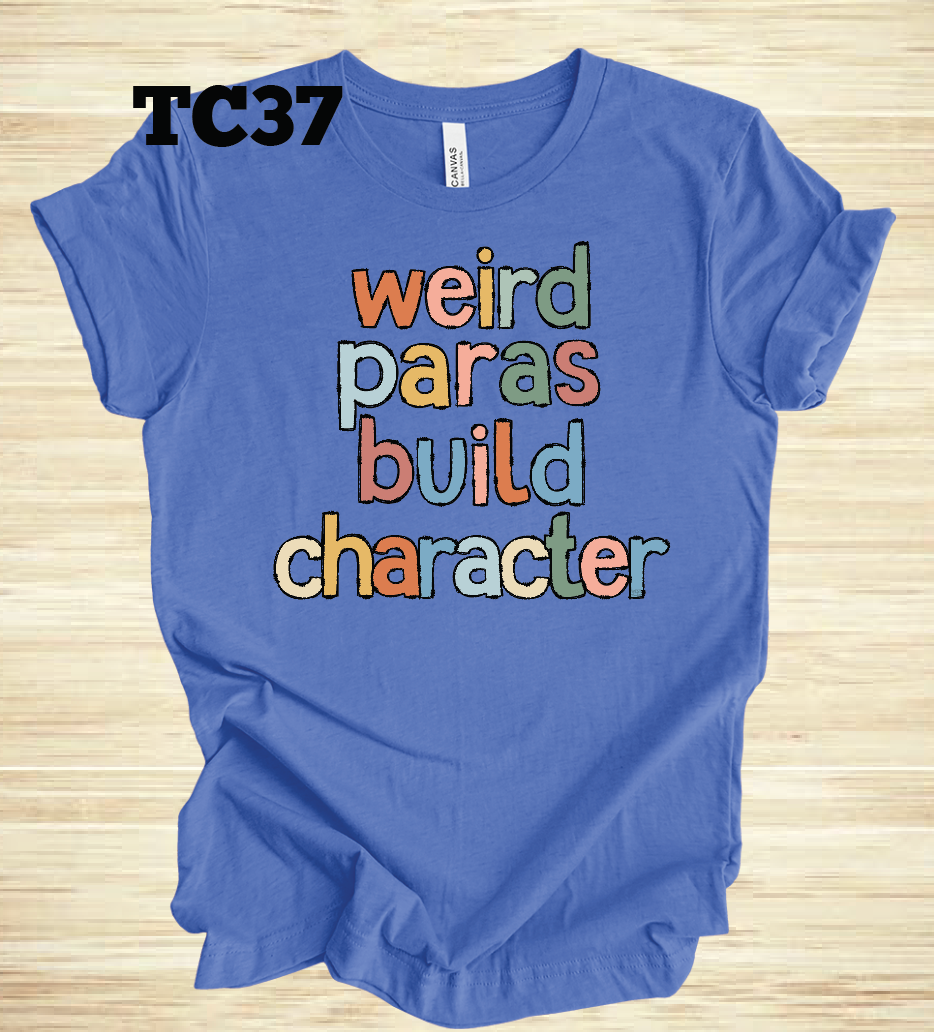 Weird Paras Build Character