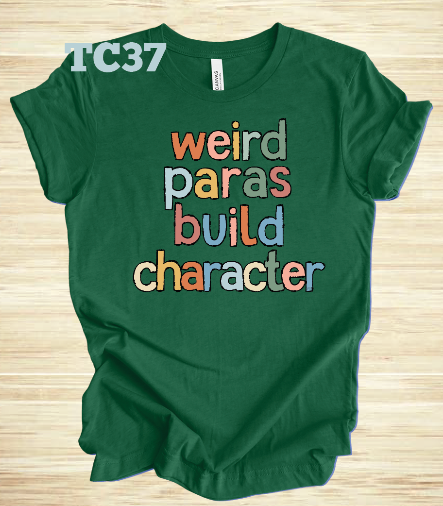 Weird Paras Build Character