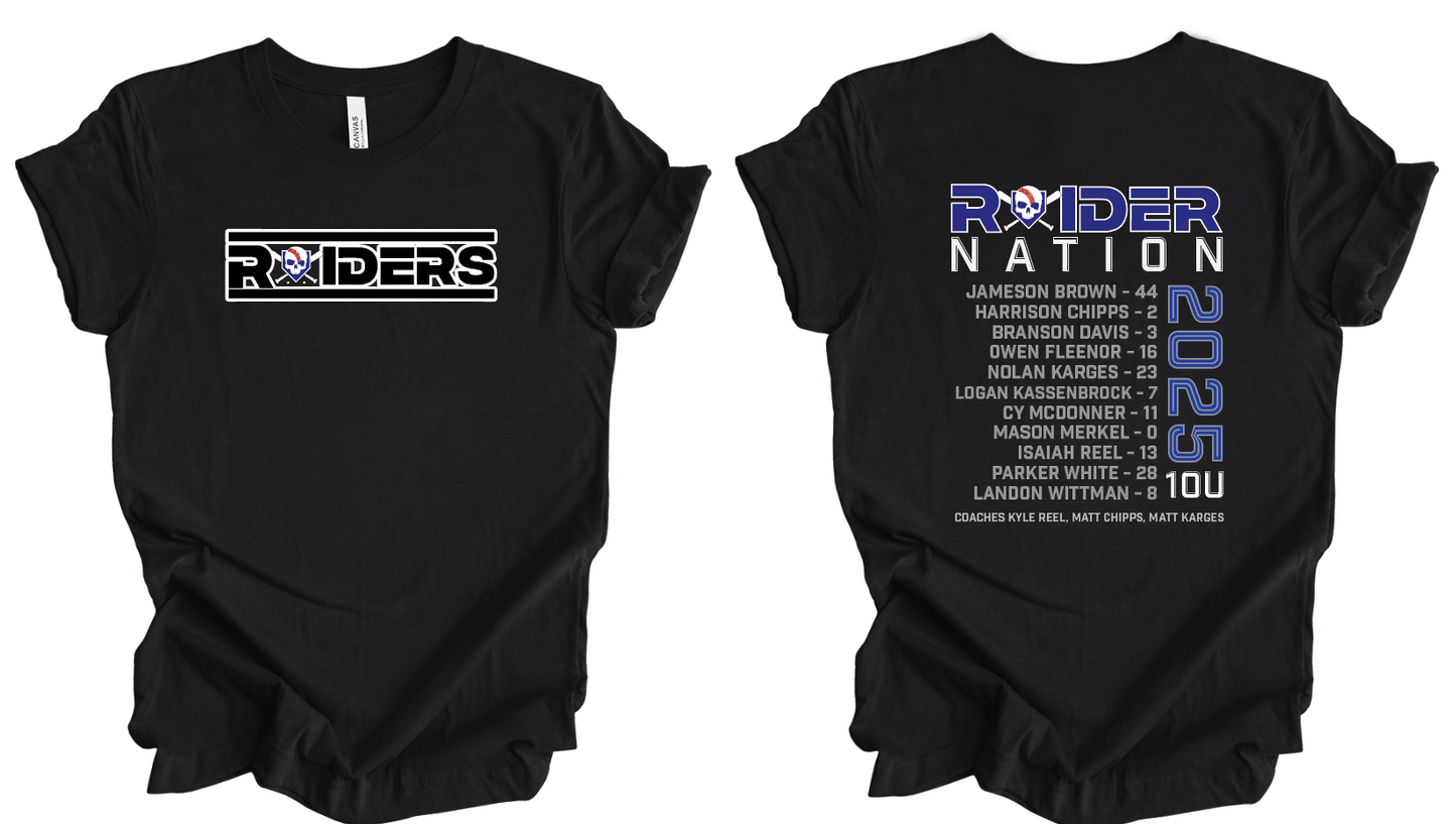 Raiders 2025 Roster Tee Regular