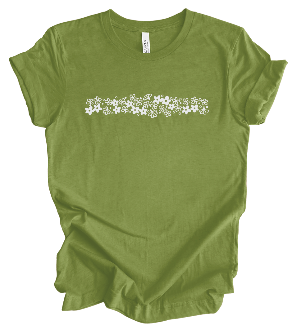 Pyrex Green Floral