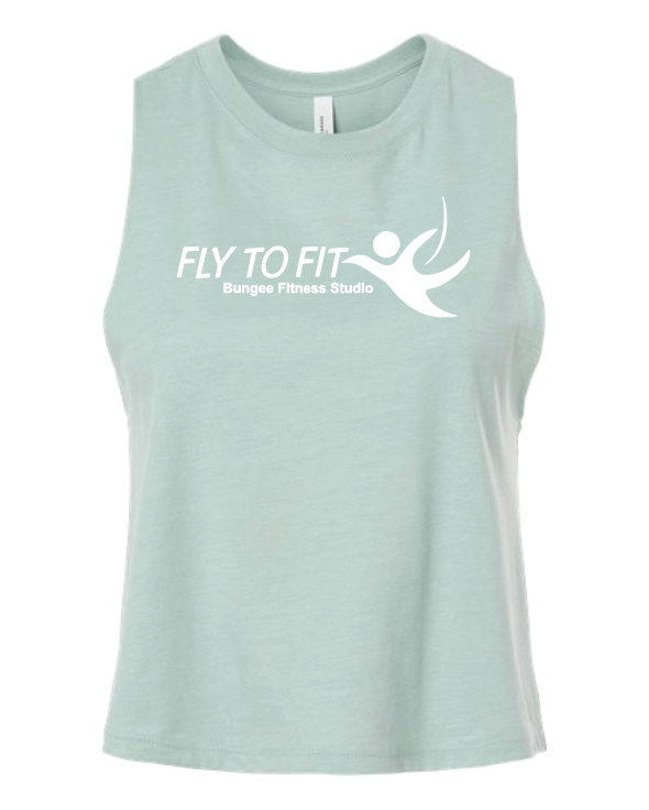 Fly To Fit Staff - Women's Racerback Crop Tank