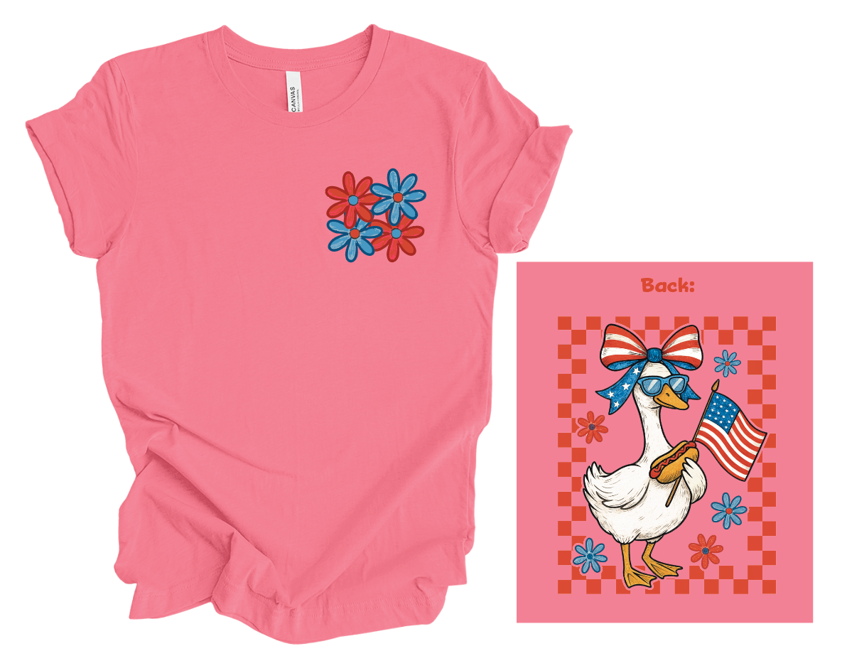 USA Goose w/ Bow