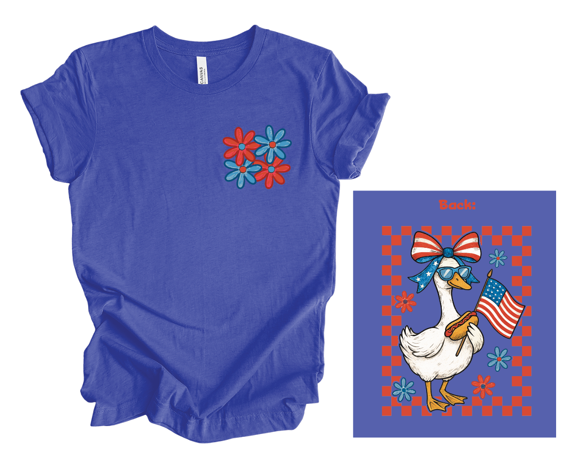 USA Goose w/ Bow