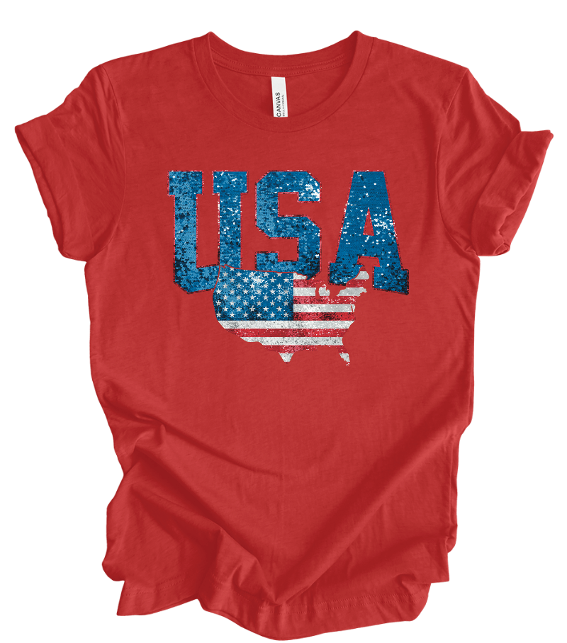 Faux Sequin USA