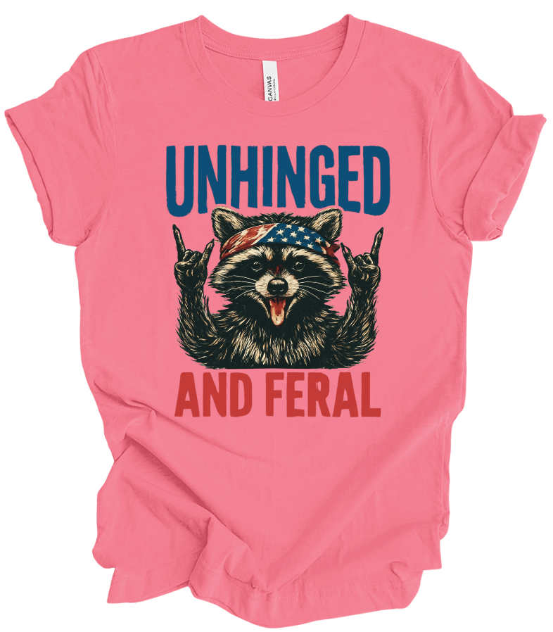 Unhinged and Feral USA Raccoon
