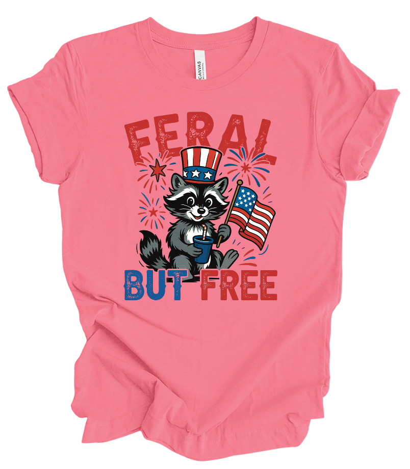 Feral but Free USA Raccoon