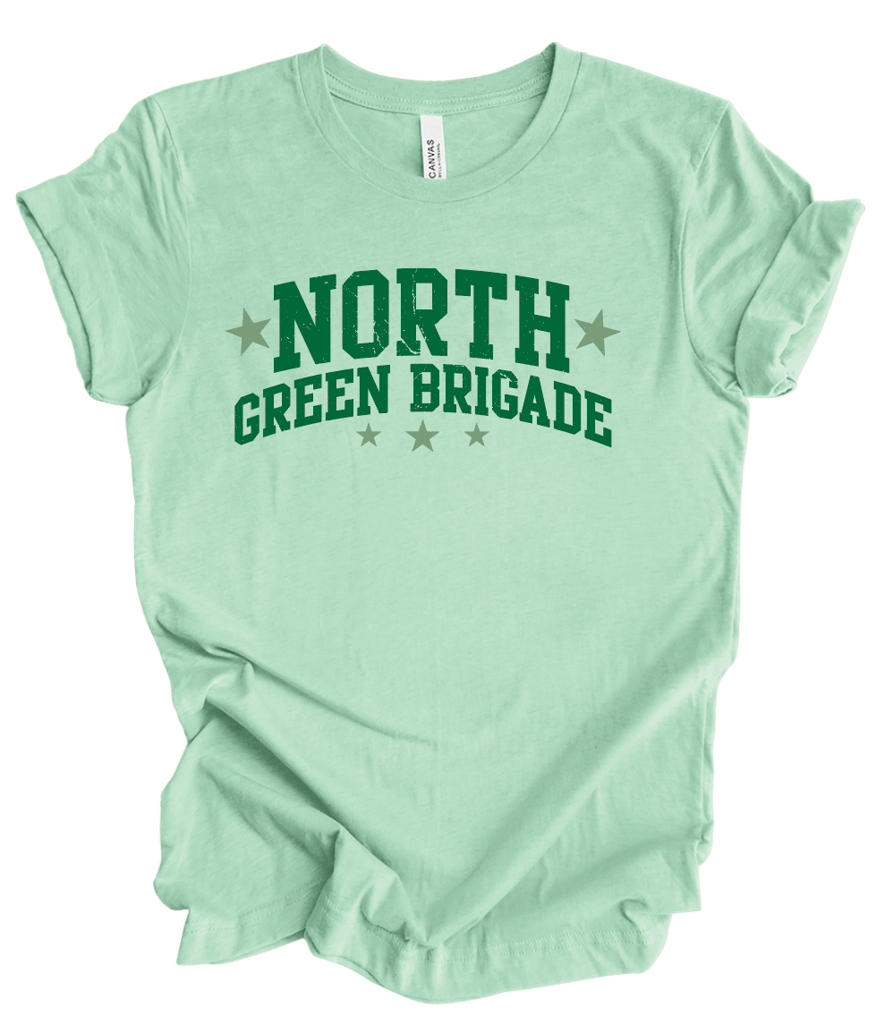 North Green Brigade w/ Stars - Vintage Print