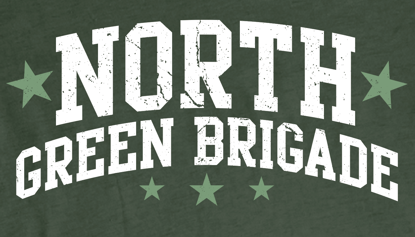 North Green Brigade w/ Stars - Vintage Print