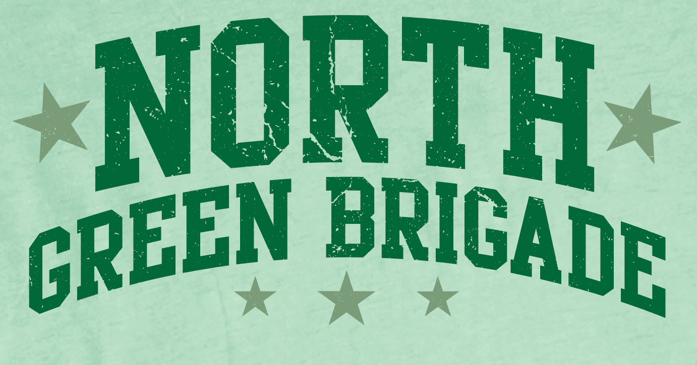 North Green Brigade w/ Stars - Vintage Print