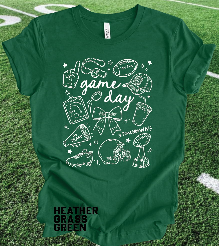Football Game Day Illustrated