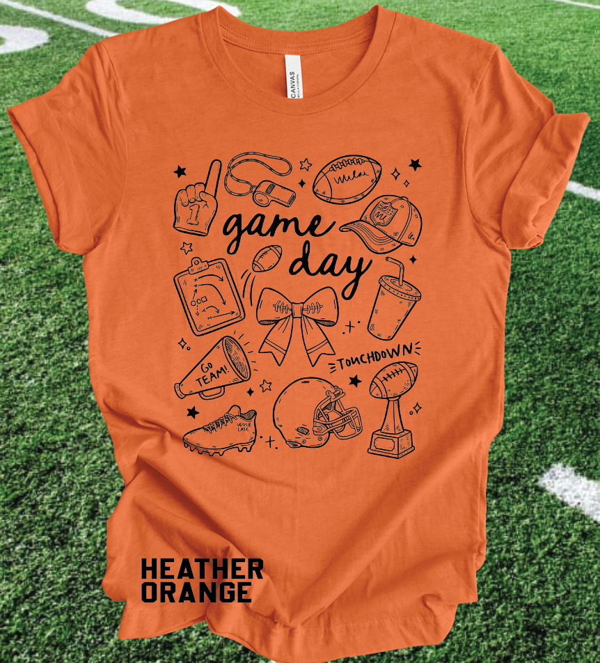 Football Game Day Illustrated