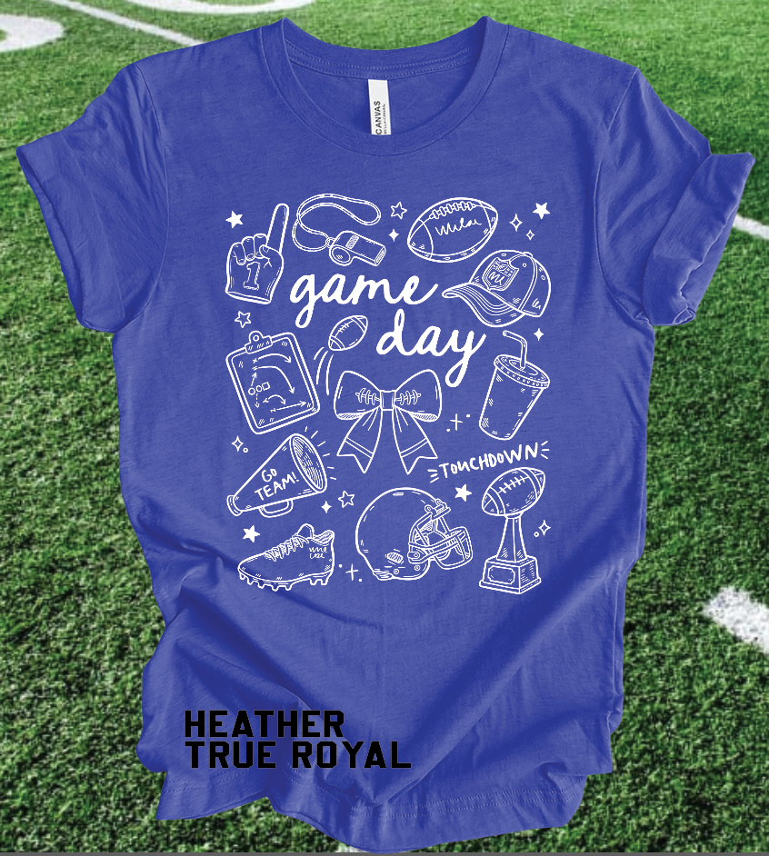 Football Game Day Illustrated