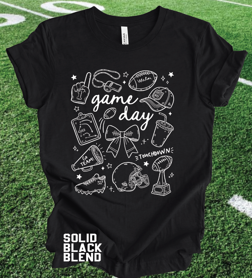 Football Game Day Illustrated