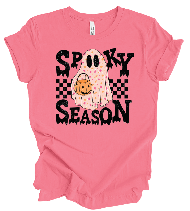 Spooky Season Pink Ghost