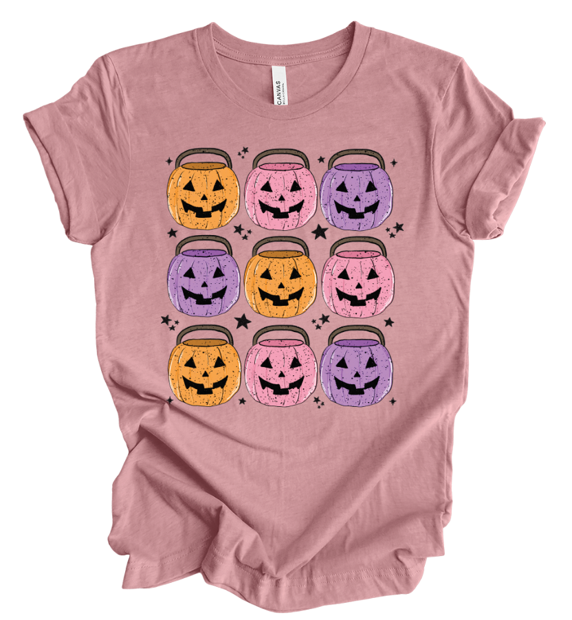 Pumpkin Bucket Pinks Theme