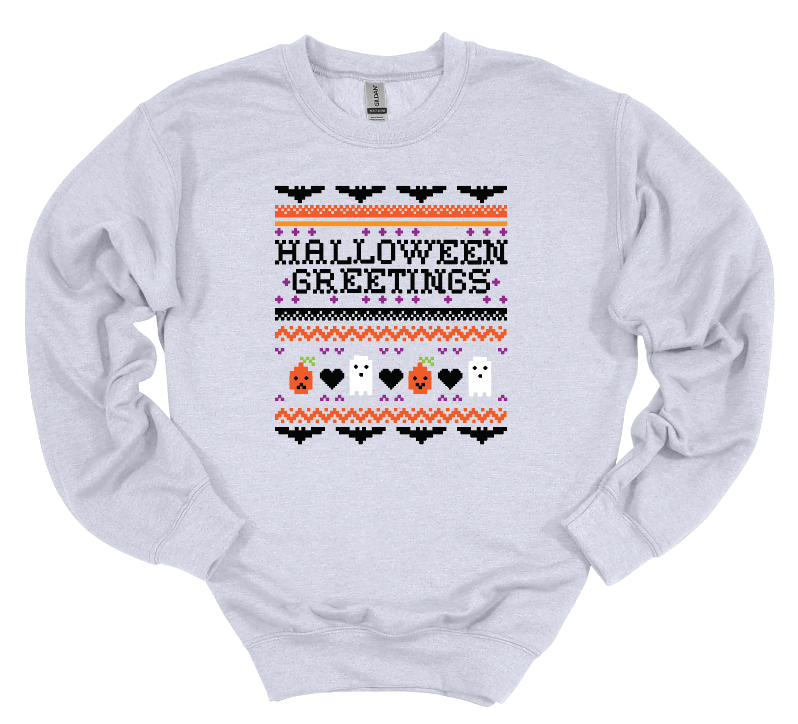 Halloween Greetings Crew (Ugly Sweater)