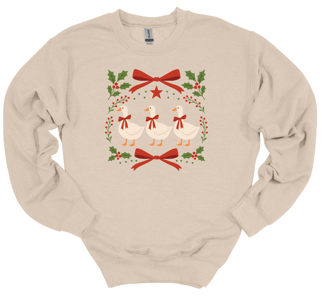 Vintage Christmas Goose - Crew