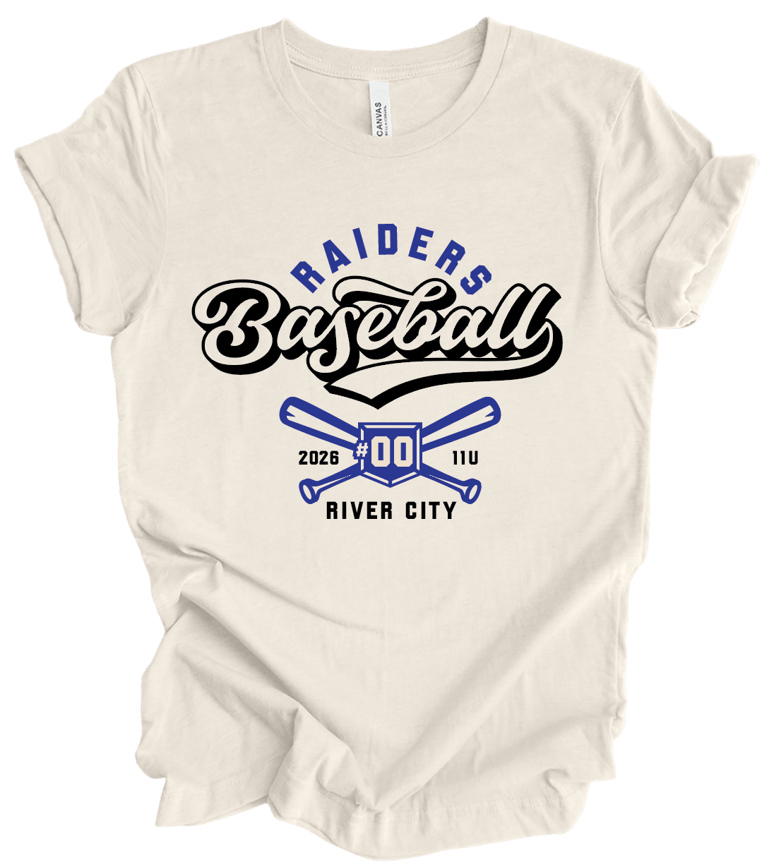 Raiders Baseball 2026 11U w/ Custom Number