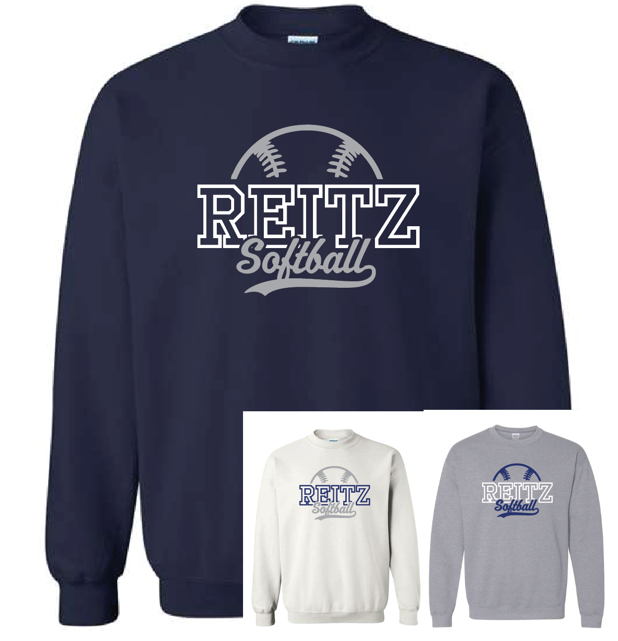 Reitz Softball Crew Sweatshirt