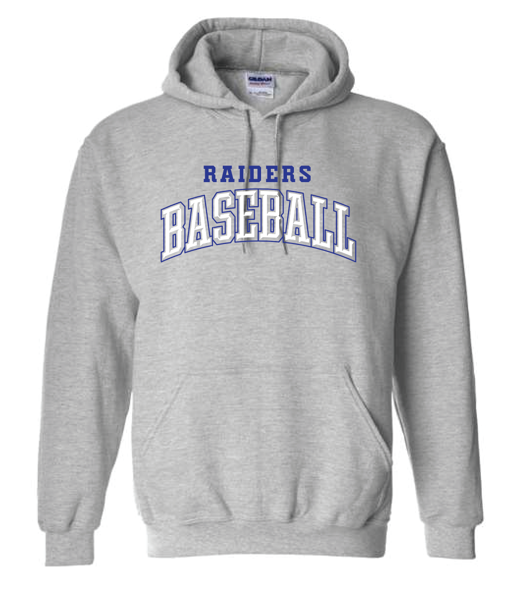Raiders Baseball Grey Hoodie
