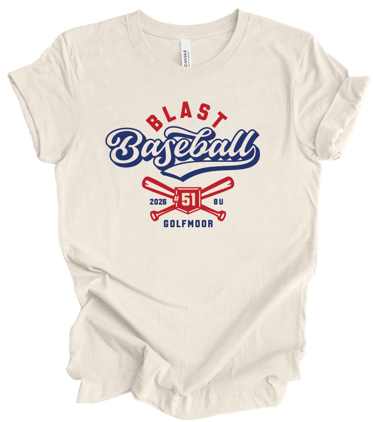 Blast Baseball 2026 8U w/ Custom Number
