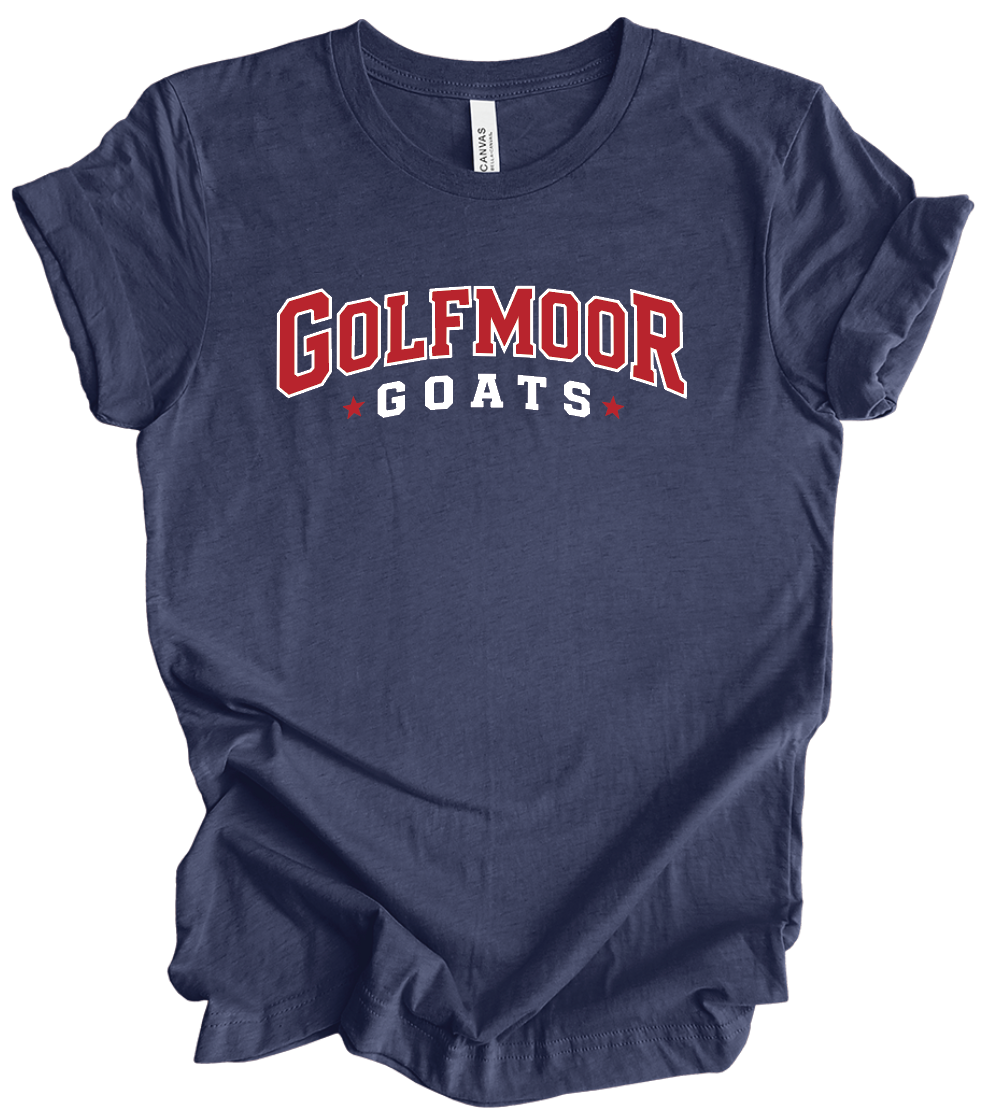 Golfmoor Goats Text Logo T-Shirt