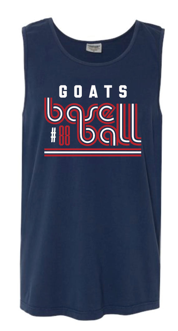 Goats Retro Tank w/ Custom Number