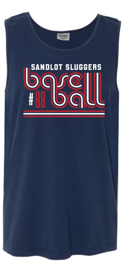 Sandlot Sluggers Retro Tank w/ Custom Number