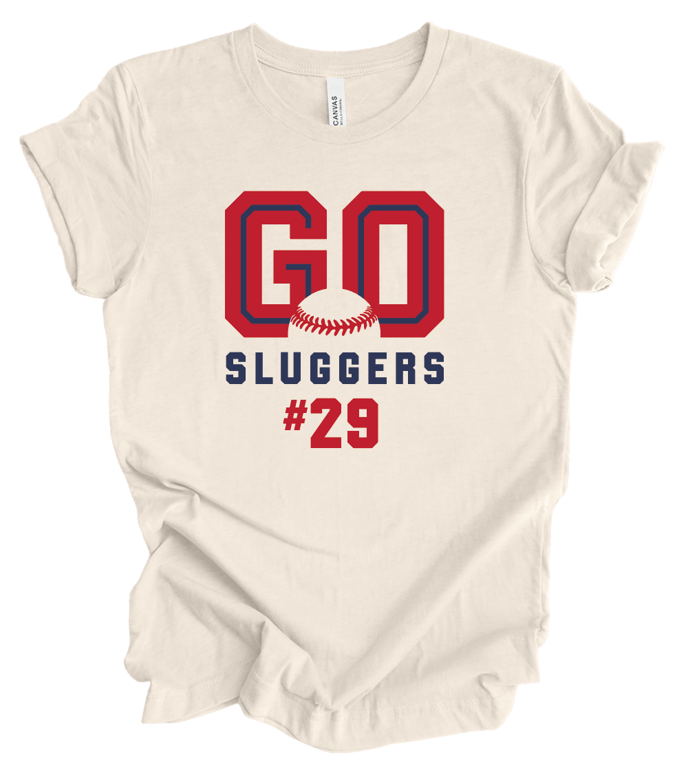 Go Sluggers w/ Custom Number