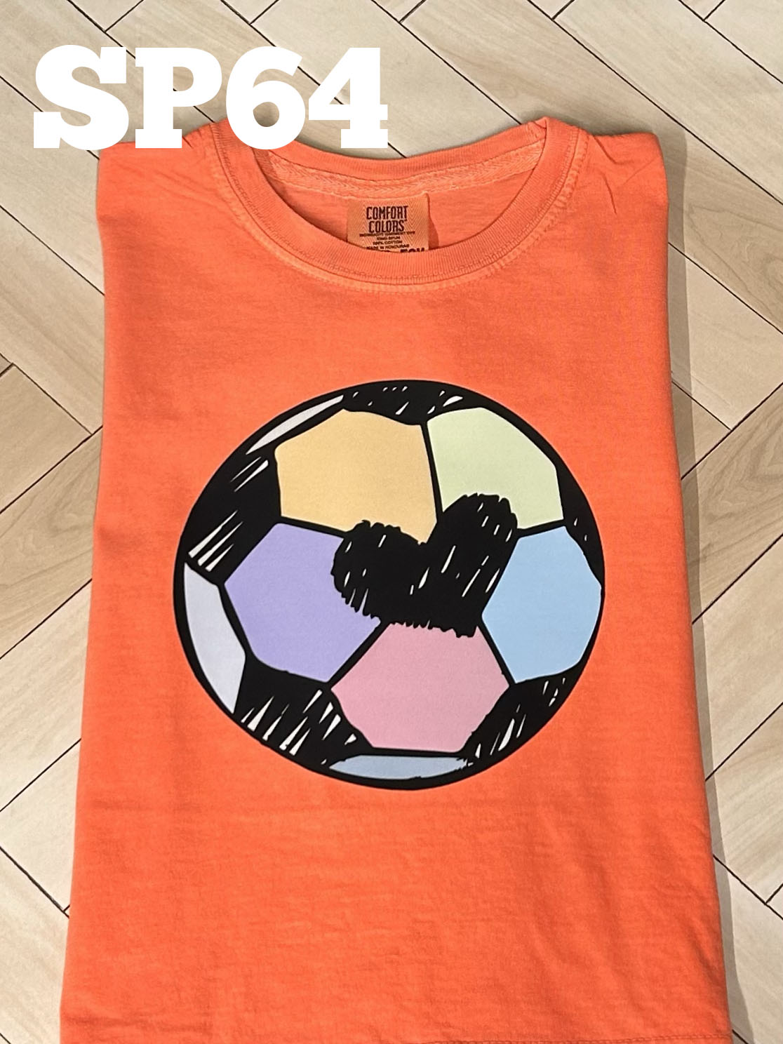 Soccer Heart Color - Youth