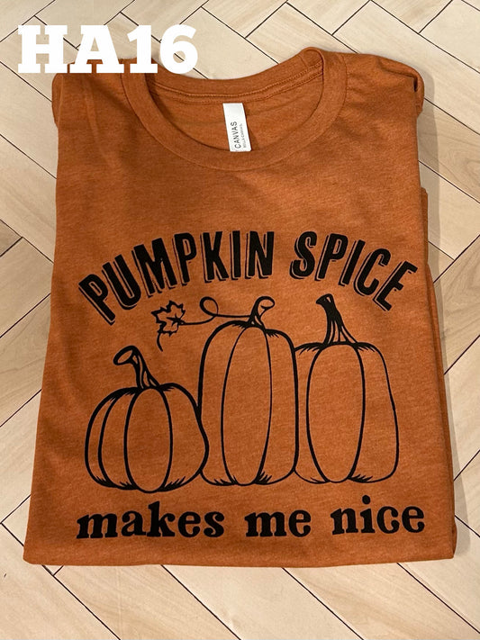 Pumpkin Spice Makes Me Nice