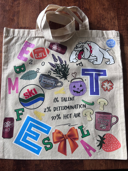 No-Waste Tote - Library/Grocery Bag - In-Stock